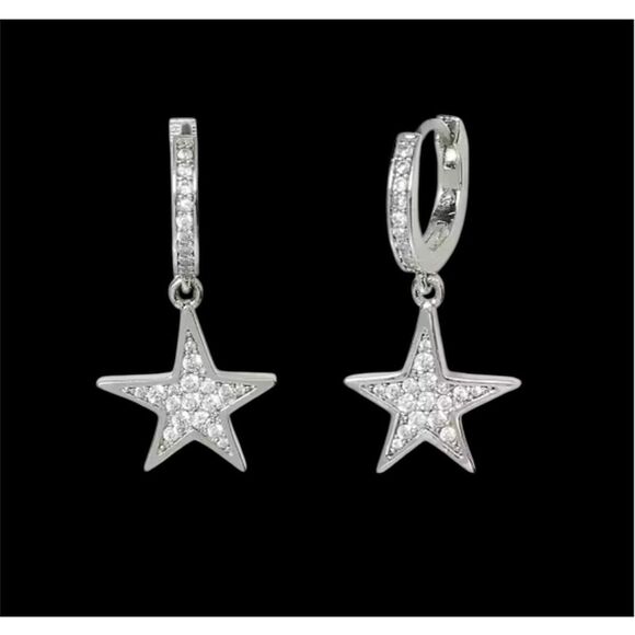 Kate Spade NEW earrings You’re a Star huggies - Picture 1 of 10